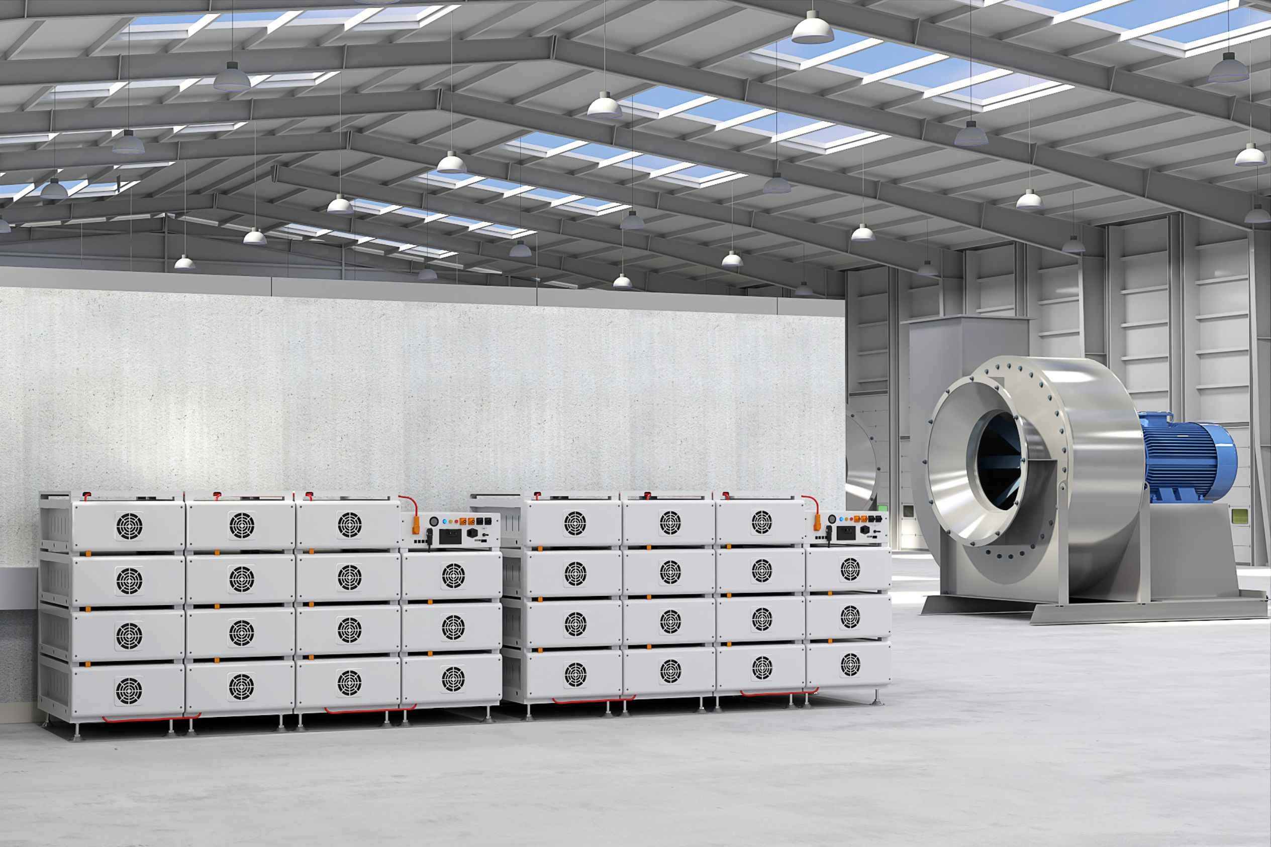 Napelemek egy modern ház tetején