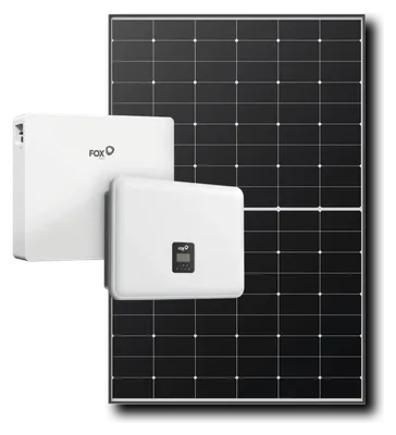 FoxESS P3-5.0-SH háromfázisú hibrid inverter, Mira 12 (EP12 Plus) 11,52 kWh akkumulátor és napelem